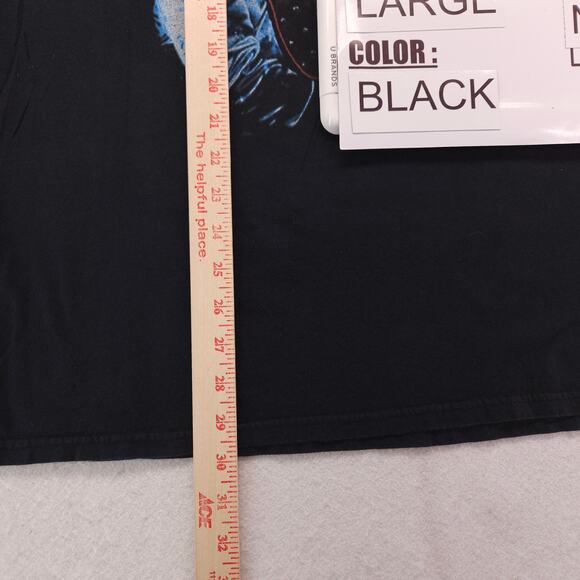 Elton John Rocket Man Band Graphic Crew Neck T Shirt Womens Size Large L Black - Picture 8 of 9